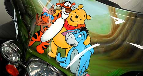 airbrush winnie the pooh and tigger