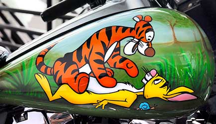 harley davidson custiom paint