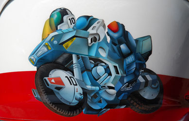 airbrush motorcycle