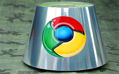 airbrush google chrome logo art