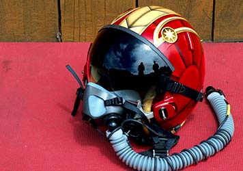 custom paint fighter jet helmet