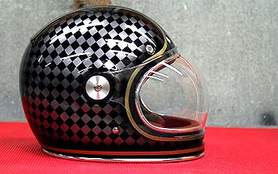 custom paint vintage style motorcycle helmet ProArtPaint