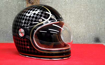 custom paint vintage style helmet ProArtPaint