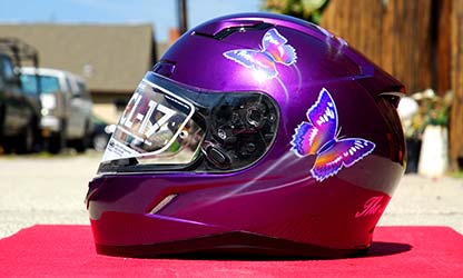 custom paint motorcyclke helmet