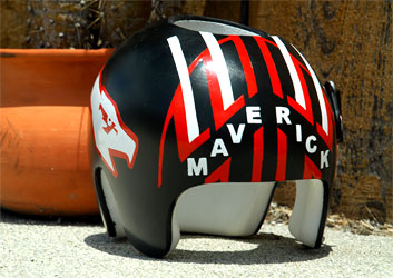 Baby Helmet, Maverick custom paint